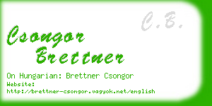 csongor brettner business card
